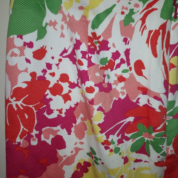 Talbots Petite Bright Colored Floral Pencil Skirt in Size 4P - Picture 6 of 11